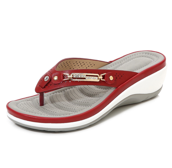 sandals summer women's slippers beach clip toe flip flops soft platform wedge comfortable outside shoes casual ladies slides, Black
sandals summer women's slippers beach clip toe flip flops soft platform wedge comfortable outside shoes casual ladies slides, Black