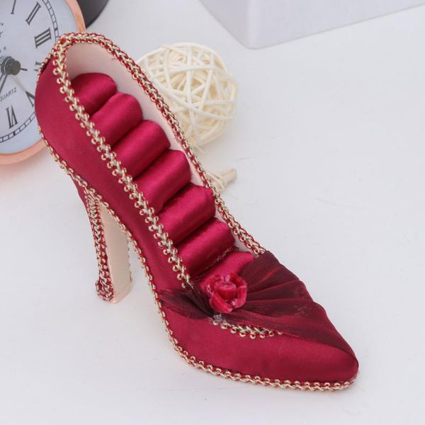 jewelry pouches, bags creative high-heeled shoes shaped storage rack display holder stand home decor for ear stud rings (red), Pink;blue
jewelry pouches, bags creative high-heeled shoes shaped storage rack display holder stand home decor for ear stud rings (red), Pink;blue
