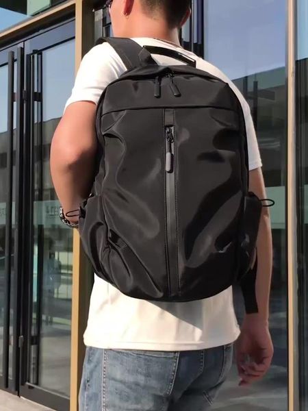 backpack usb men nylon waterproof travel bag simple pure color backbag leisure light fitness male sports black gray
backpack usb men nylon waterproof travel bag simple pure color backbag leisure light fitness male sports black gray