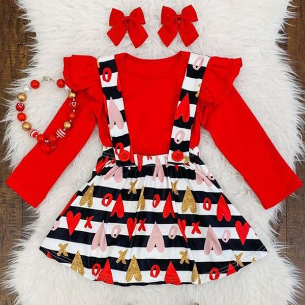 clothing sets valentine's day baby clothes set toddler born girls heart print ruffles +hearts suspender skirts outfits bebes, White
clothing sets valentine's day baby clothes set toddler born girls heart print ruffles +hearts suspender skirts outfits bebes, White
