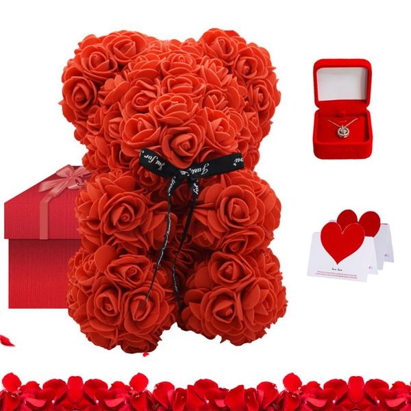 rose bear teddy and necklace card gift box set for anniversary birthdays bridal showers mother's day f2 wrap
rose bear teddy and necklace card gift box set for anniversary birthdays bridal showers mother's day f2 wrap