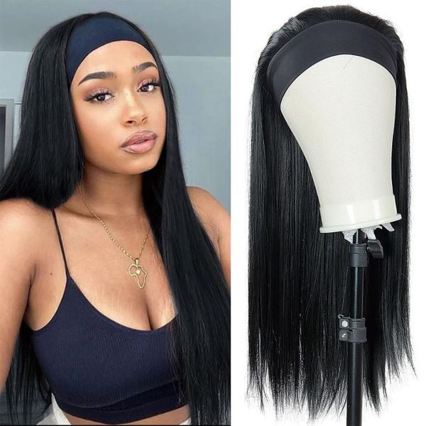 synthetic wigs lihui 24 inch headband wig short hair natural black head band long straight for women high temperature fiber
synthetic wigs lihui 24 inch headband wig short hair natural black head band long straight for women high temperature fiber