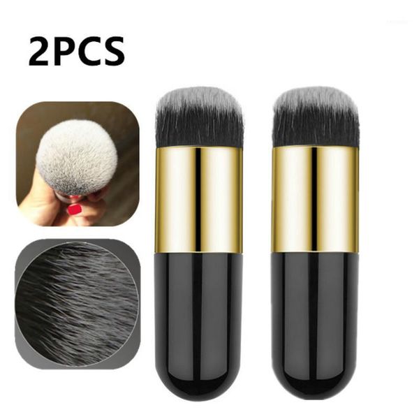 pcs black chubby pier foundation brush flat cream makeup brushes professional cosmetic make-up b011
pcs black chubby pier foundation brush flat cream makeup brushes professional cosmetic make-up b011