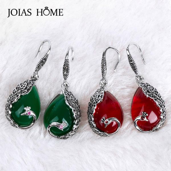 joiashome vintage silver 925 jewelry drop earrings for charm lady with emerald ruby gemstones peacock shaped wedding party gift dangle & cha
joiashome vintage silver 925 jewelry drop earrings for charm lady with emerald ruby gemstones peacock shaped wedding party gift dangle & cha