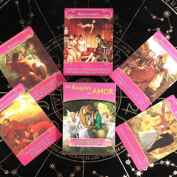 spanish romance angels oracles for tarot divination card game taro deck 44 cards captivating and interesting for new board
spanish romance angels oracles for tarot divination card game taro deck 44 cards captivating and interesting for new board