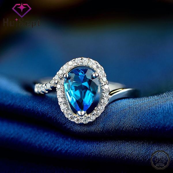 cluster rings huisept s925 sterling silver ring jewelry water drop shaped sapphire zircon gemstones open accessories for women wedding, Golden;silver
cluster rings huisept s925 sterling silver ring jewelry water drop shaped sapphire zircon gemstones open accessories for women wedding, Golden;silver