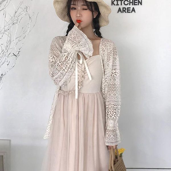 women blouse flare sleeve cover ups sweet summer lace shawl kimono cardigan blusas plus size women's blouses & shirts, White
women blouse flare sleeve cover ups sweet summer lace shawl kimono cardigan blusas plus size women's blouses & shirts, White