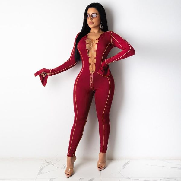 gym clothing ins women lace up skinny jumpsuits flare long sleeves hollow out deep v neck stripes nightclub bar rompers 2021 est, White;black
gym clothing ins women lace up skinny jumpsuits flare long sleeves hollow out deep v neck stripes nightclub bar rompers 2021 est, White;black