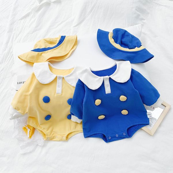 Baby Romper With Hat Baby Boys Clothes Costume Long Sleeve Toddler Infant Jumpsuit For Girls Cotton Overall, Blue
Baby Romper With Hat Baby Boys Clothes Costume Long Sleeve Toddler Infant Jumpsuit For Girls Cotton Overall, Blue