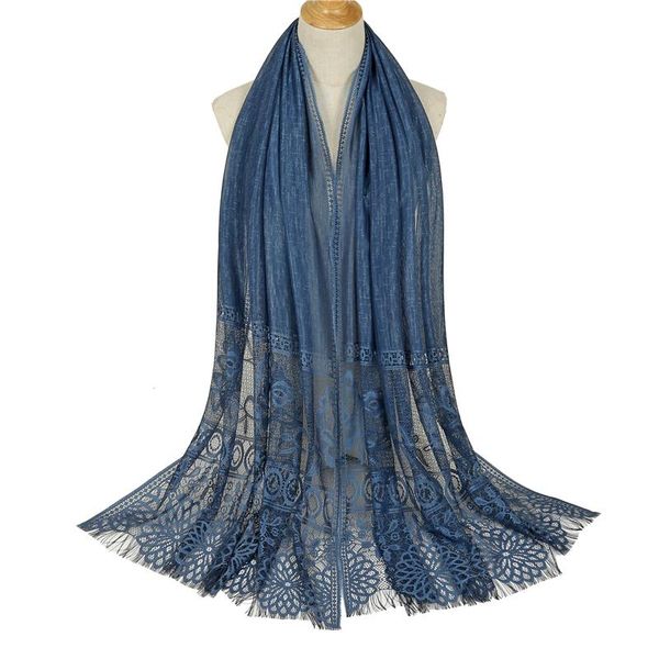 scarves muslim hijab lace hollowed out for women 2021 fashion tassels shawls and wraps long winter neck scarf bandana pashmina, Blue;gray
scarves muslim hijab lace hollowed out for women 2021 fashion tassels shawls and wraps long winter neck scarf bandana pashmina, Blue;gray