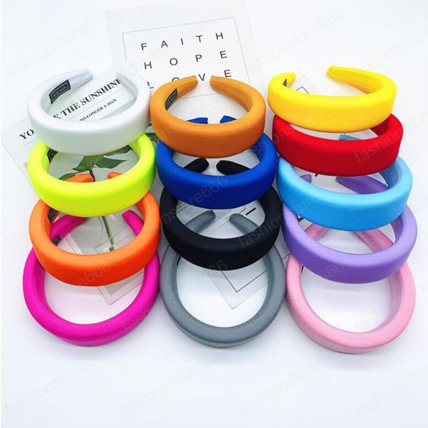 fashion women headband solid color thickened sponge hairband highly elastic headwear hair accessories, Silver
fashion women headband solid color thickened sponge hairband highly elastic headwear hair accessories, Silver