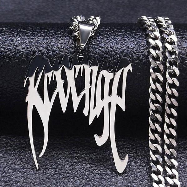 pendant necklaces punk music band stainless steel chain silver color pendants jewlery collar acero inoxidable n4507s06
pendant necklaces punk music band stainless steel chain silver color pendants jewlery collar acero inoxidable n4507s06