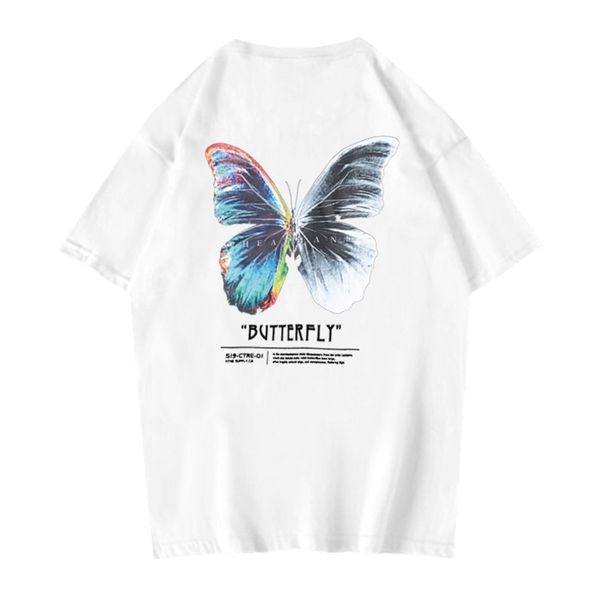 butterfly print short sleeve tshirts streetwear hip hop casual loose fashion tees mens summer male womens shirts, White;black
butterfly print short sleeve tshirts streetwear hip hop casual loose fashion tees mens summer male womens shirts, White;black