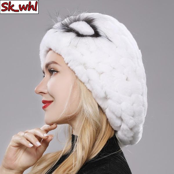 beanie/skull caps 2021 lady beret knitted real rex fur beanies hat women winter hats 100% cap, Blue;gray
beanie/skull caps 2021 lady beret knitted real rex fur beanies hat women winter hats 100% cap, Blue;gray