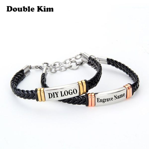 custom braided leather bracelet men women lovers adjustable bracelet stainless steel jewelry diy engrave name word fashion gift1, Black
custom braided leather bracelet men women lovers adjustable bracelet stainless steel jewelry diy engrave name word fashion gift1, Black