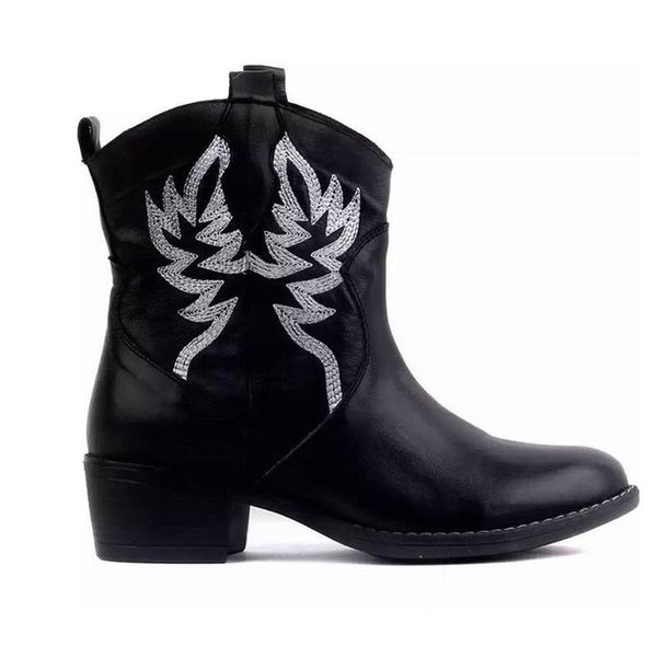 boots women embroidery ankle woman short women's autumn winter slip on pu leather female footwear ladies shoe drop ship, Black
boots women embroidery ankle woman short women's autumn winter slip on pu leather female footwear ladies shoe drop ship, Black