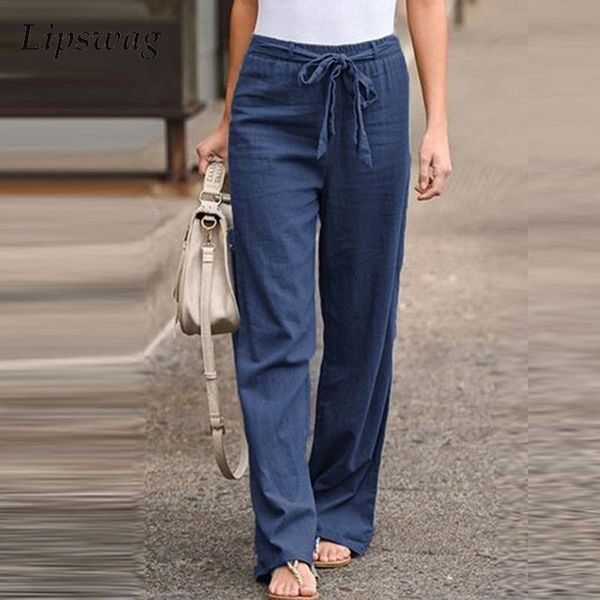 women's pants & capris fashion solid color elegant long spring women loose autumn casual cotton linen elastic waist lace-up trouser fem, Black;white
women's pants & capris fashion solid color elegant long spring women loose autumn casual cotton linen elastic waist lace-up trouser fem, Black;white