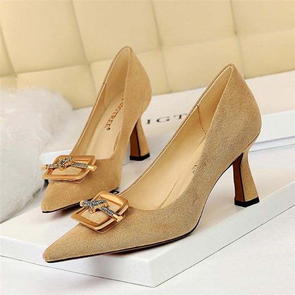 dress shoes bigtree 2021 spring women pumps party mujer high heels pointed toe shallow luxury crystal metal ladies female heel, Black
dress shoes bigtree 2021 spring women pumps party mujer high heels pointed toe shallow luxury crystal metal ladies female heel, Black