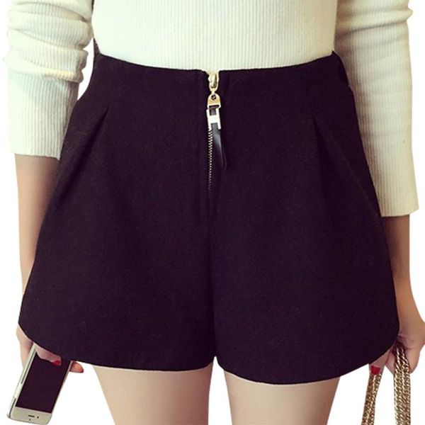 women's shorts women woolen wide leg loose high waist zipper casual solid color gdd99, White;black
women's shorts women woolen wide leg loose high waist zipper casual solid color gdd99, White;black