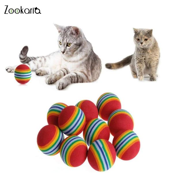 interactive rainbow play ball cat toy colorful pet kitten scratch natural foam eva training supplies product toys
interactive rainbow play ball cat toy colorful pet kitten scratch natural foam eva training supplies product toys