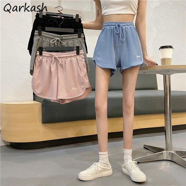 women's shorts women loose casual elastic waist students wide-leg daily all-match embroidery streetwear harajuku summer lace up trouser, White;black
women's shorts women loose casual elastic waist students wide-leg daily all-match embroidery streetwear harajuku summer lace up trouser, White;black