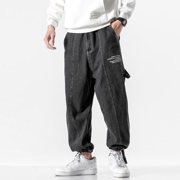 men's pants streetwear jeans jogger men spring cotton ankle-length solid mens harem, Black
men's pants streetwear jeans jogger men spring cotton ankle-length solid mens harem, Black