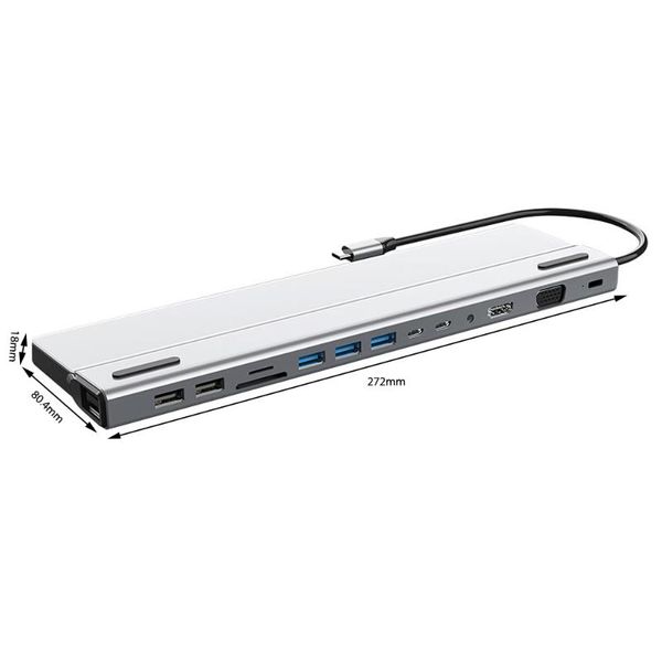 docking stations 14 in 1 type-c station usb 3.1 to -compatible sd/tf card reader hub for mobile phones tablets lap
docking stations 14 in 1 type-c station usb 3.1 to -compatible sd/tf card reader hub for mobile phones tablets lap