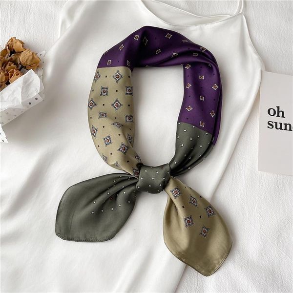 scarves 2021 satin foulard hijab square scarf for women print headscarf silk shawl neckerchief female headband hair wrap fashion bandana, Blue;gray
scarves 2021 satin foulard hijab square scarf for women print headscarf silk shawl neckerchief female headband hair wrap fashion bandana, Blue;gray