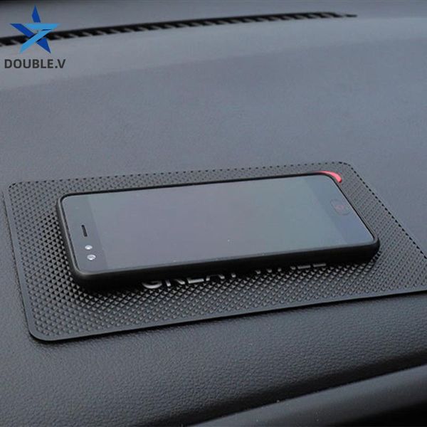 anti-slip mats car logo mat for phone automobile non-slip gadget smart lada kia
