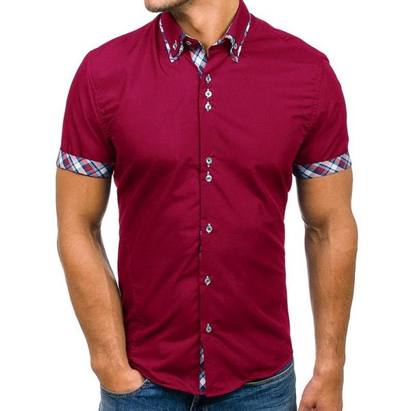 men's casual shirts wholesale men shirt 2021 fashion slim short sleeve dress cotton plus size solid clothes white black summer
men's casual shirts wholesale men shirt 2021 fashion slim short sleeve dress cotton plus size solid clothes white black summer