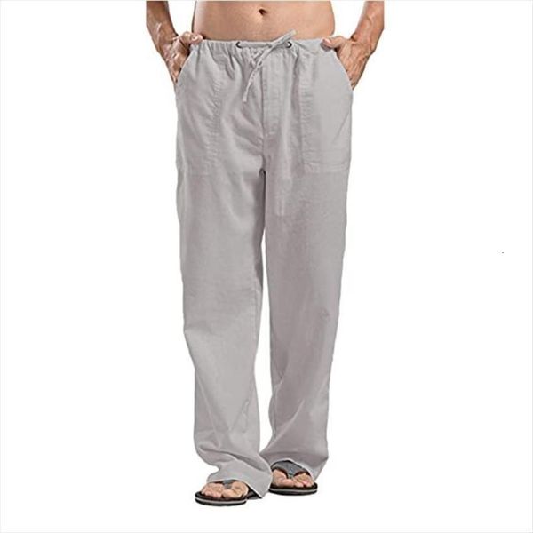 spring and summer fashion women pants casual pure color cotton linen rope loose straight tube men, Black
spring and summer fashion women pants casual pure color cotton linen rope loose straight tube men, Black