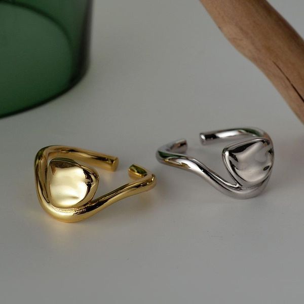 cluster rings korean version of simple niche s925 sterling silver irregular stone ring female ins cold wind open joint, Golden;silver
cluster rings korean version of simple niche s925 sterling silver irregular stone ring female ins cold wind open joint, Golden;silver