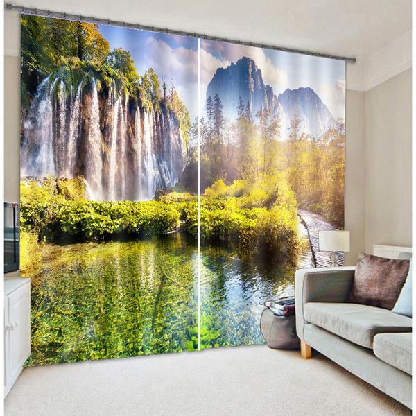 curtain & drapes cafe office 3d blackout curtains modern spring water waterfall scenery pattern fabric bedroom for living room textiles 
curtain & drapes cafe office 3d blackout curtains modern spring water waterfall scenery pattern fabric bedroom for living room textiles