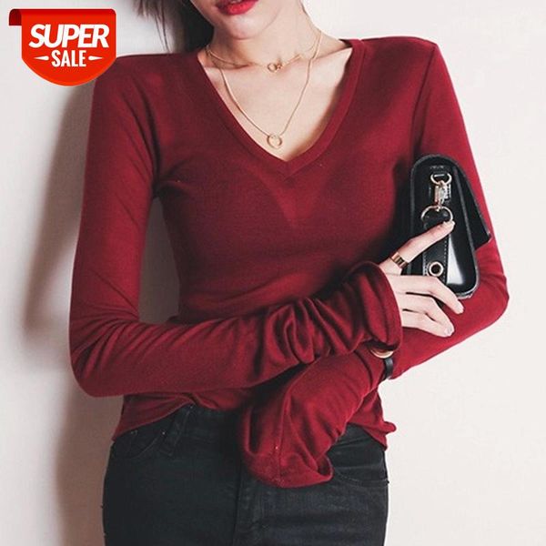 2021 thin t-shirt see through slim plain t shirt women cotton elastic basic female casual v-neck #mq9g, White
2021 thin t-shirt see through slim plain t shirt women cotton elastic basic female casual v-neck #mq9g, White