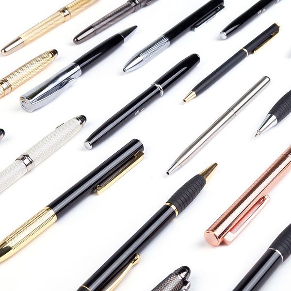 and black bright gold sier metal ball point pen el busins gift, Blue;orange
and black bright gold sier metal ball point pen el busins gift, Blue;orange