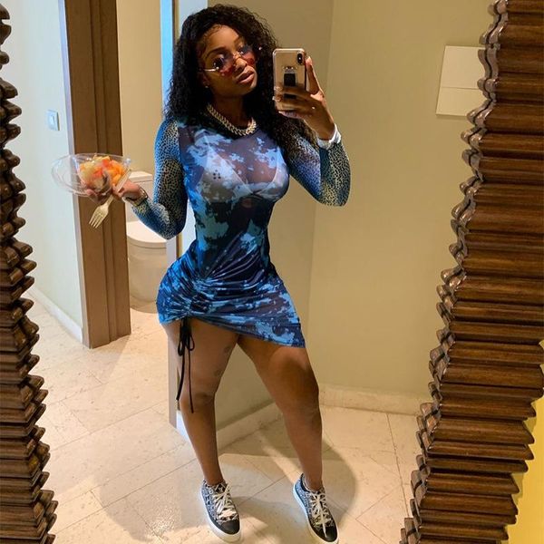 casual dresses adogirl women leopard print see through long sleeve club evening party drawstring ruched bodycon mini dress street, Black;gray
casual dresses adogirl women leopard print see through long sleeve club evening party drawstring ruched bodycon mini dress street, Black;gray