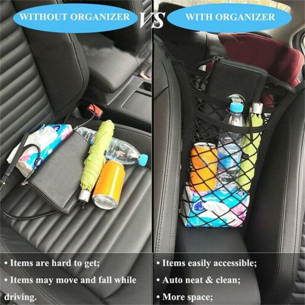 car organizer elastic mesh bag storage between seat luggage cargo net pocket
car organizer elastic mesh bag storage between seat luggage cargo net pocket