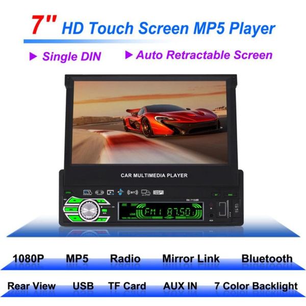 car video swm in-dash 7in touch screen bluetooth stereo mp5 mp3 player fm radio usb/tf/aux
car video swm in-dash 7in touch screen bluetooth stereo mp5 mp3 player fm radio usb/tf/aux