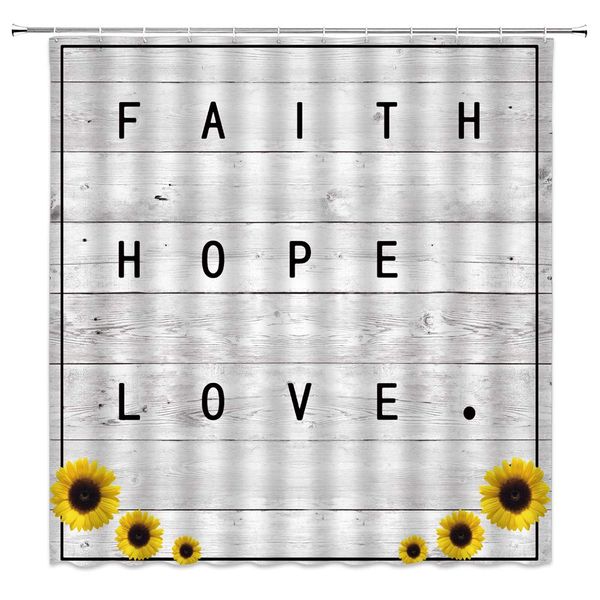 inspirational quote shower curtain classic black white faith hope love rustic vintage wooden board sunflower creative bathroom
inspirational quote shower curtain classic black white faith hope love rustic vintage wooden board sunflower creative bathroom