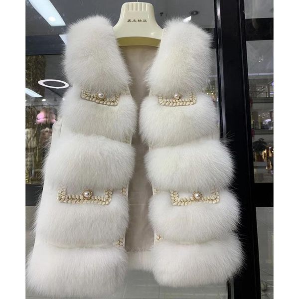 women's fur & faux real vest women fashion ladies sleeveless winter warm genuine gilet natural luxury thick wasitcoat female vests, Black
women's fur & faux real vest women fashion ladies sleeveless winter warm genuine gilet natural luxury thick wasitcoat female vests, Black