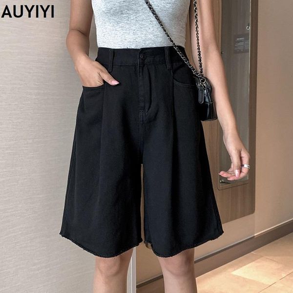women's jeans high waist wide leg denim shorts thin loose 2021 summer pear shape figure large size black five-point pants 4xl, Blue
women's jeans high waist wide leg denim shorts thin loose 2021 summer pear shape figure large size black five-point pants 4xl, Blue