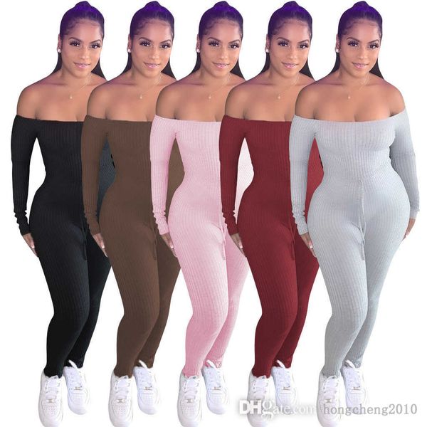 women designer jumpsuits solid color off shoulder crop long sleeve bodysuit romper fashion skinny onesies clubwear, Black;white
women designer jumpsuits solid color off shoulder crop long sleeve bodysuit romper fashion skinny onesies clubwear, Black;white