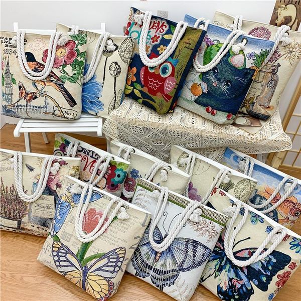 storage bags fashion casual print shoulder bag reusable shopping canvas large capacity wild messenger cute fun handbag for women
storage bags fashion casual print shoulder bag reusable shopping canvas large capacity wild messenger cute fun handbag for women
