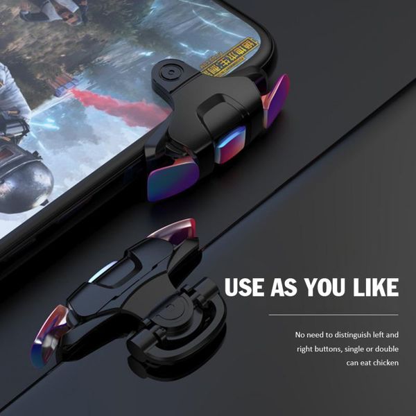 game controllers & joysticks 1pairs pubg mobile phone gaming trigger fire button l1r1 shooter controller lightweight portable highly sensiti
game controllers & joysticks 1pairs pubg mobile phone gaming trigger fire button l1r1 shooter controller lightweight portable highly sensiti