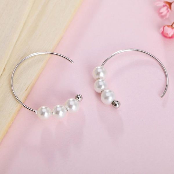 hoop & huggie pearl earrings rotating for women double korean fashion temperament geometric design personality female jewelry boyulige, Golden;silver
hoop & huggie pearl earrings rotating for women double korean fashion temperament geometric design personality female jewelry boyulige, Golden;silver