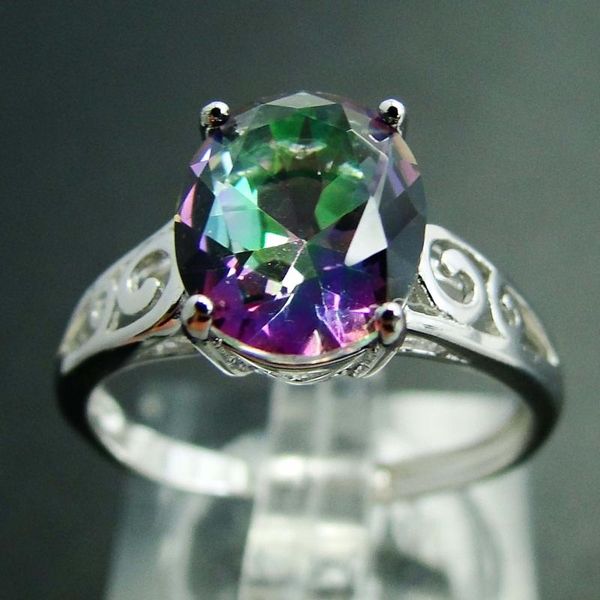 cluster rings arrivals rainbow mystic z ring & tanzanite cz in 925 sterling silver engagement wedding women for gift, Golden;silver
cluster rings arrivals rainbow mystic z ring & tanzanite cz in 925 sterling silver engagement wedding women for gift, Golden;silver