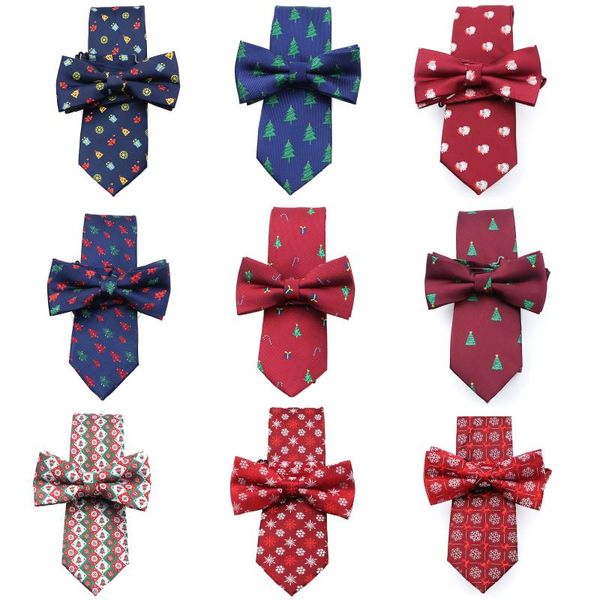 bow ties brand men's tie christmas bowtie festival theme 7cm cravat set fashion butterfly accessories daily wear holiday gift for man, Black;gray
bow ties brand men's tie christmas bowtie festival theme 7cm cravat set fashion butterfly accessories daily wear holiday gift for man, Black;gray