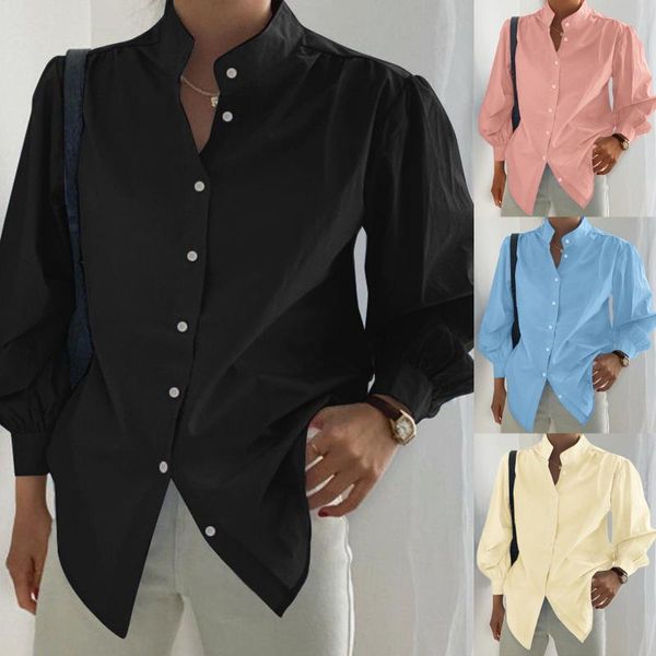 women's blouses & shirts fashion solid blouse puff sleeve shirt loose buttons casual autumn winter ladies female women long blusas pul, White
women's blouses & shirts fashion solid blouse puff sleeve shirt loose buttons casual autumn winter ladies female women long blusas pul, White
