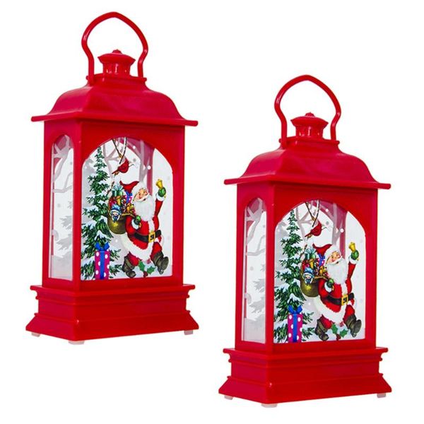 candle holders 2pcs christmas portable storm lantern creative color painting light decorative lamp party props (red santa)
candle holders 2pcs christmas portable storm lantern creative color painting light decorative lamp party props (red santa)