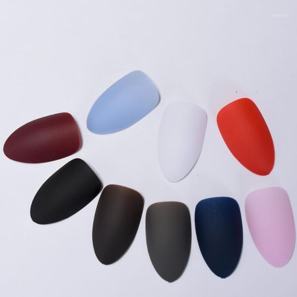 matte stiletto false fake nails pure burgundy black gray oval sharp end frosted red white blue salon bride wear tips 9 options1, Red;gold
matte stiletto false fake nails pure burgundy black gray oval sharp end frosted red white blue salon bride wear tips 9 options1, Red;gold